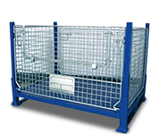 Láimhseáil Ábhar Feithicleach: Stillages Cruach, Coimeádáin Wire & Racks